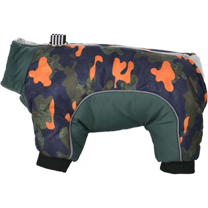 Теплий зимовий одяг для собак, куртка з флісу, водонепроникний одяг для чихуахуа, мопс, лабрадор, для вулиці, (D, 14)