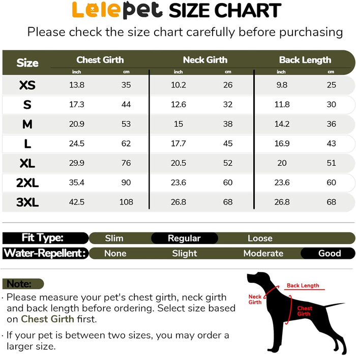 Зимовий теплий одяг для собак Lelepet: куртка з інтегрованим шлейкою, вітронепроникний флісовий одяг, світловідбиваюча жилетка для собак, XL (армійний зелений)