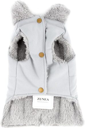 Зуена Тепла куртка для собак маленьких порід, флісова підкладка, для цуценят, зимовий одяг з кільцем для повідка, захист від холоду, жилетка, куртка, антель, Чихуахуа, іграшки для собак, Пудель, Зелений, розмір XL