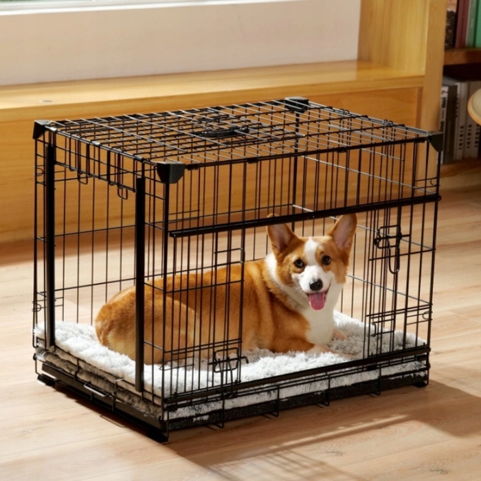 Металева клітка Lalazoo для середніх собак, 53 x 76 x 61 см