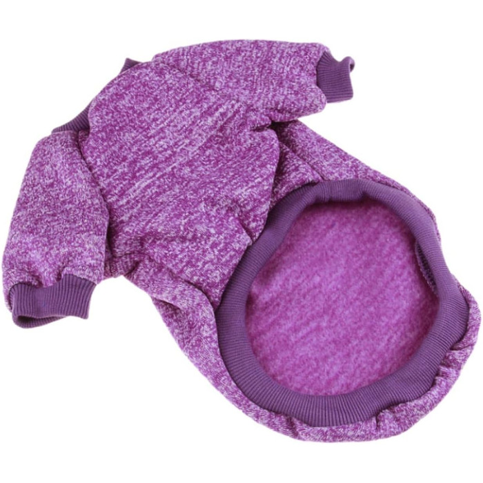 Теплий собачий светр для осені/зими (фіолетовий, розмір S)