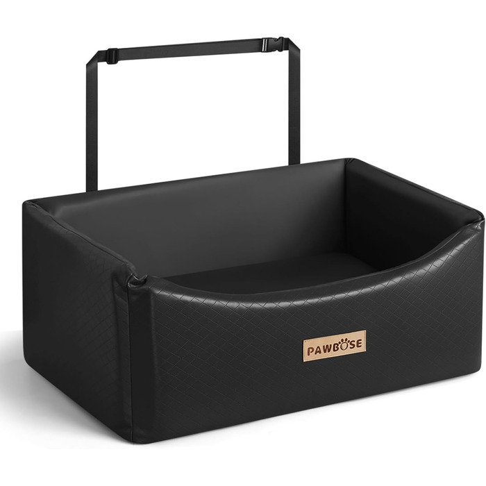 Автокрісло для собак, переноска для собак великих порід (до 25 кг) з ременем безпеки, водонепроникне автоліжко для тварин