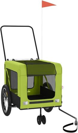 Причіп для собак та котів Eisen-Rahmen, Oxford-Gewebe, PVC-дах, 63x123x66 см, чорний, модель 93916