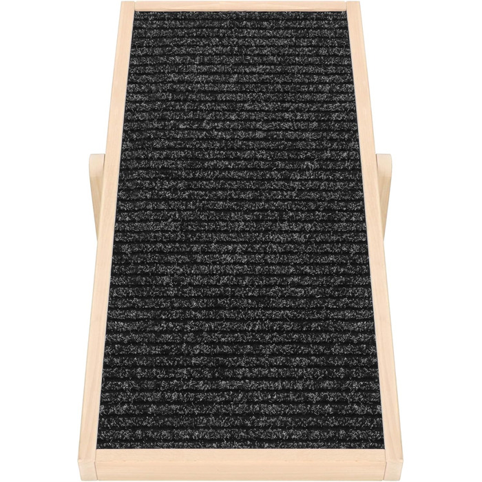 Дерев'яна рамка для собак, регульована висота, чорний колір, 78 см. Ідеально для маленьких собак.