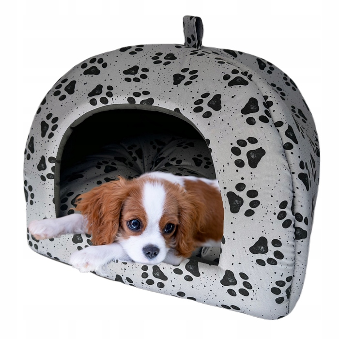 Ліжко-будиночок IGLOO для собак та котів, м'яка лежанка 50x50