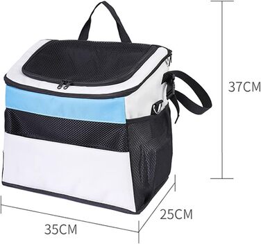 Корзина для велосипеда для маленьких тварин, котів, собак, передня корзина для велосипеда, складана, сумка для тварин на велосипеді, знімна корзина для собак та котів (до 6 кг)