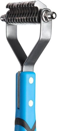 GROOM PROFESSIONAL Щітка для собак - вичісувальна щітка для собак - щітка для видалення підшерстка - видалення шерсті - підходить для різних типів шерсті, 16 зубців (8 зубців)