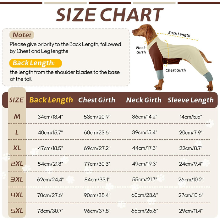Піжама для собак Hjumarayan, еластичний комбінезон з блискавкою, повне покриття, довгі штанини, захист від бруду, прохолодний костюм-одяг для прогулянок та після операції, бежевий XL XL Beige