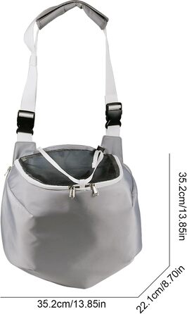 Транспортна сумка для котів та собак, водонепроникна, м'яка | Ідеальна для малих та середніх тварин у подорожах, на прогулянках та в авто