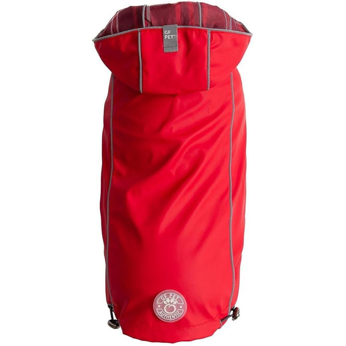 Дощовик для собак GF Pet ElastoFit, водонепроникний, зелений, розмір 4XL (спинка 38 см)