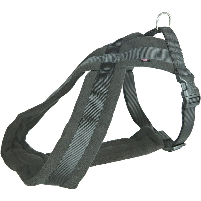 Шлейка для собак TRIXIE Premium Touren, чорна, L-XL (70-110 см), для великих собак