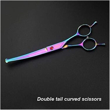 Професійні ножиці для собак, вигнуті - набір для грумінгу, ножиці для стрижки шерсті тварин
