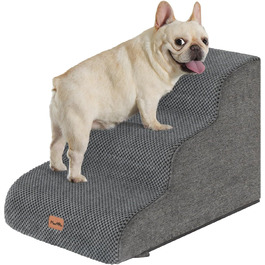 Сходинка для собак Made4Pets: 3-ступенева переносна драбинка для маленьких собак та котів, зручна для ліжка, дивану, крісла, з антиковзким покриттям