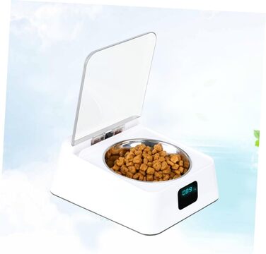 Автоматичний годівниця для котів та собак Kisangel з інфрачервоною індукцією, велике завантаження, антиковзаюча основа