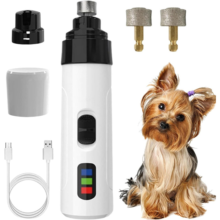 Шліфувальник для собачих кігтів Leiser, тример для кігтів собак та котів, пилка для догляду за кігтями домашніх тварин, м'який та згладжуючий (1 шт.)