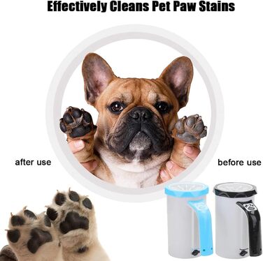 Автоматичний мийка лап для собак Ruyiczb: зручна очистка лап для собак та котів, чорна