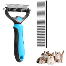 Гребінець для грумінгу собак та котів, щітка для видалення підшерстка, металева, для догляду за шерстю