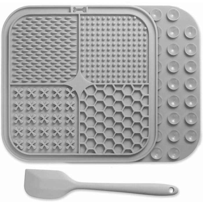 Мат для ліплення + шпатель - 20 x 20 см (Сірий)