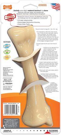 Nylabone Extreme іграшка-кістка для собак, для агресивних та сильних жуваків, зі смаком курки, для дуже великих собак понад 23 кг