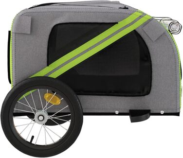 Причіп для велосипеда Gecheer для собак, оксфордська тканина та сталевий каркас, комфортний та міцний причіп для велосипеда для велопрогулянок та подорожей