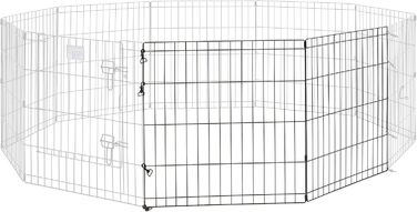 Розширювач для вольєру для тварин Midwest Homes for Pets | 2 панелі | Підходить для металевих вольєрів 60 см | Розмір: 60H x 120W см | В комплекті: 4 затискачі, 2 кілочки