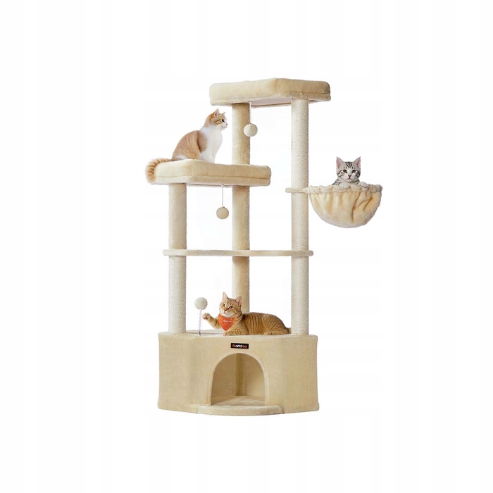 Висока дряпка для котів Feandrea, стовпчик для точіння 101 - 160 см