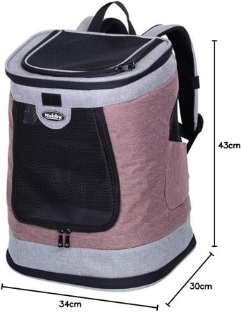 Рюкзак Nobby Plata Altrosa-grau, 34 x 30 x 43 см