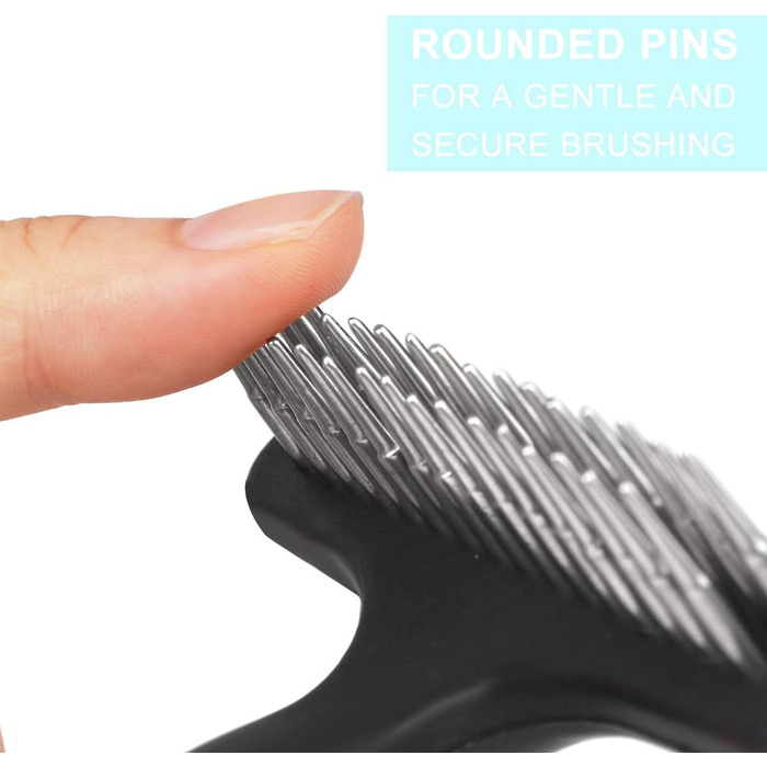 Гребінець для видалення підшерстка у собак, щітка для собак, гребінець для видалення ковтунів, для собак, котів, догляд за тваринами, синій