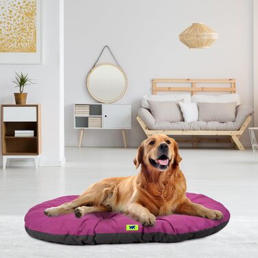 Крісло-лежанка для собак та котів Ferplast Relax, 85x55 см, бавовна, з м'якою подушкою, для будки та авто, миється