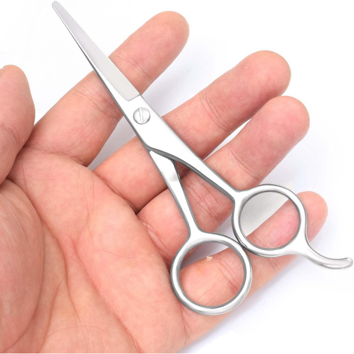 Професійна ножиця для грумінгу обличчя для маленьких тварин, 14 см (Edelstahl)