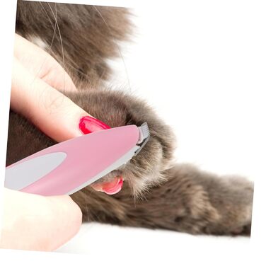 Електричний триммер для собак та котів POPETPOP (2 шт.) - безшумний, для догляду за тваринами, рожевий, 15.8*3.3cm