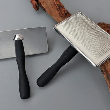 Гребінець для собак - щітка для грумінгу з металевими щетинками, видалення підшерстка, догляд за довгою та короткою шерстю