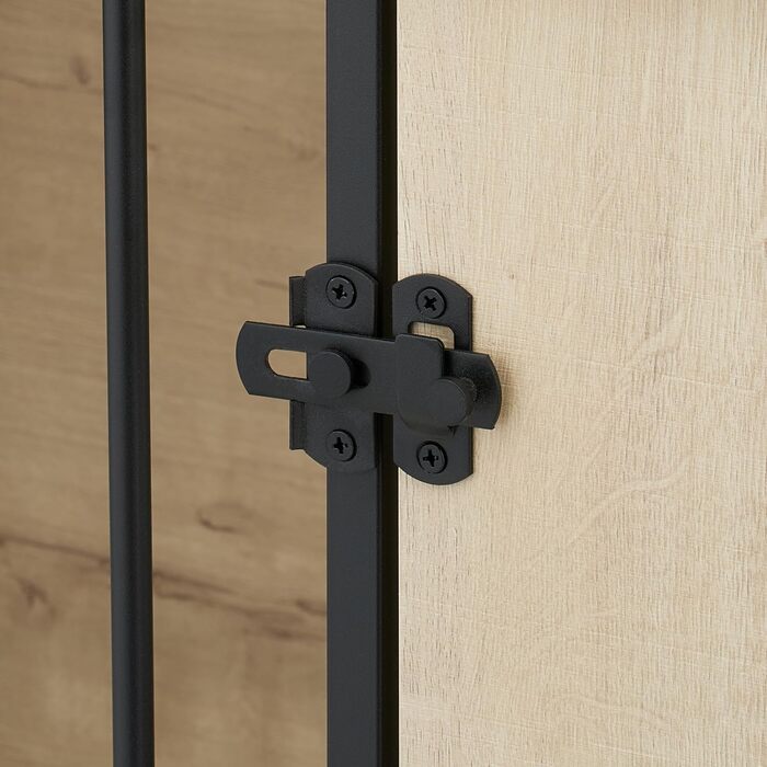 Клітка для собак Relaxdays, сіра/чорна, розмір 65,5x102x60 см, з двома мисками, з дерева, MDF & сталь