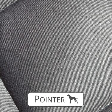 Кришка для автосидіння для собак Pointer, 125 см, сіра - захист заднього сидіння, водонепроникна, миється до 95°C