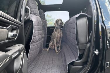 Tierlando® Автоковдра з бавовни XXL для пікапів та SUV, 240x170 см, сірий графіт