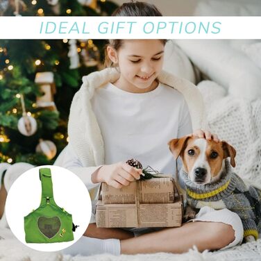 Сумка-переноска для собак і котів, легка переноска для тварин, зелена, для вигулу та подорожей