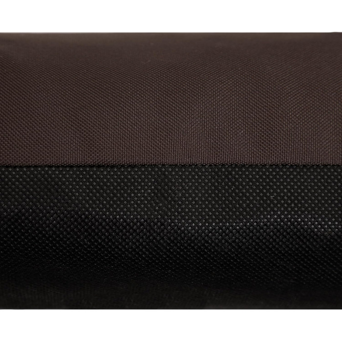 Зручне ліжко для собак великих та середніх порід - водонепроникне собаче ліжко, 92x73 см, коричневе з чорним