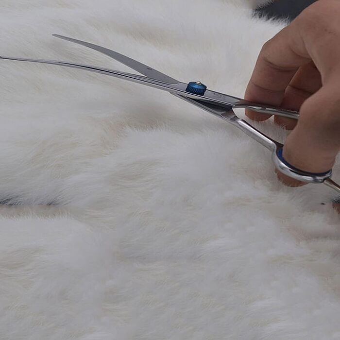 Набір ножиць для грумінгу собак: нержавіюча сталь, прямі та вигнуті леза