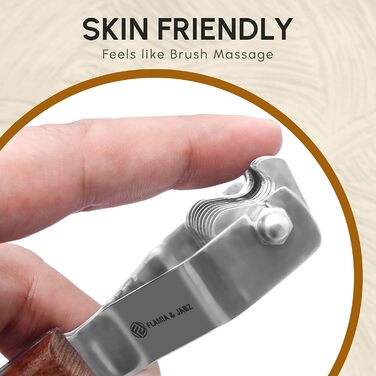 Гребінець для догляду за підшерстям собак, котів та домашніх тварин FLAMIA & JABZ (14 лез)