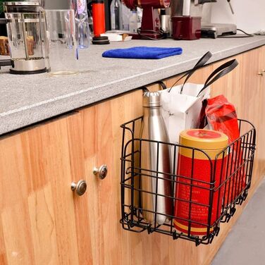 Складаний велосипедний кошик на кермо - передній кошик для велосипеда, дротяна сітка, знімна, для передньої/задньої частини, нержавіюча сталь, для студентів/альпіністів, чорний