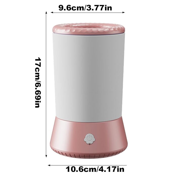 Автоматичний очищувач лап для собак - електричний, для маленьких, середніх та великих собак (білий, рожевий)