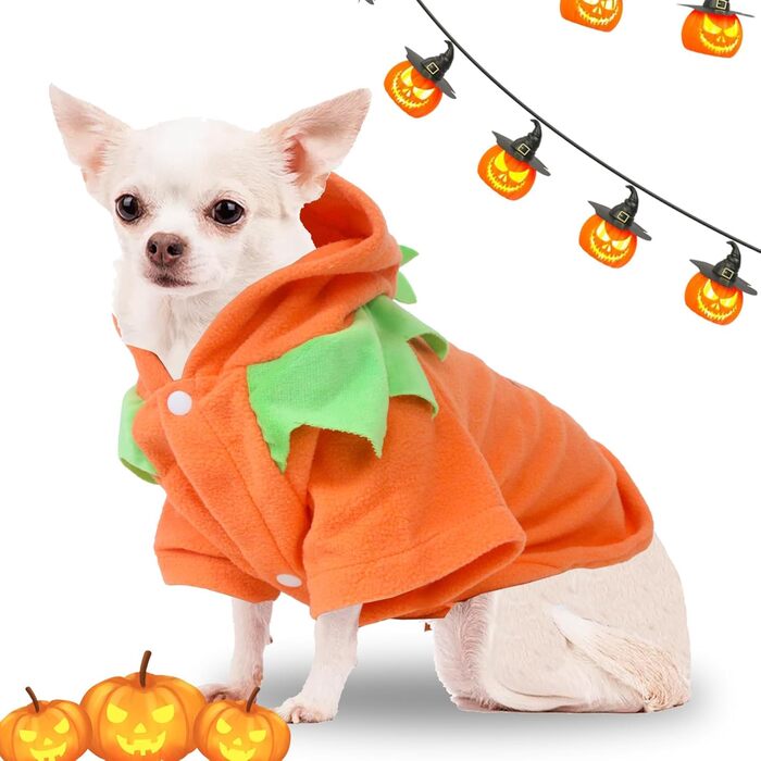 Костюм Гарбуза на Хелловін для собак та котів, кумедний одяг для тварин, для маленьких собак, котів, цуценят, розмір XL