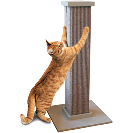 Когтеточка для котів SmartCat Pioneer Pet Ultimate, сіра, 81 см