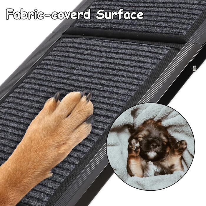 Рампа для собак у машину, 160 см, антиковзка поверхня, для SUV, середніх та великих собак