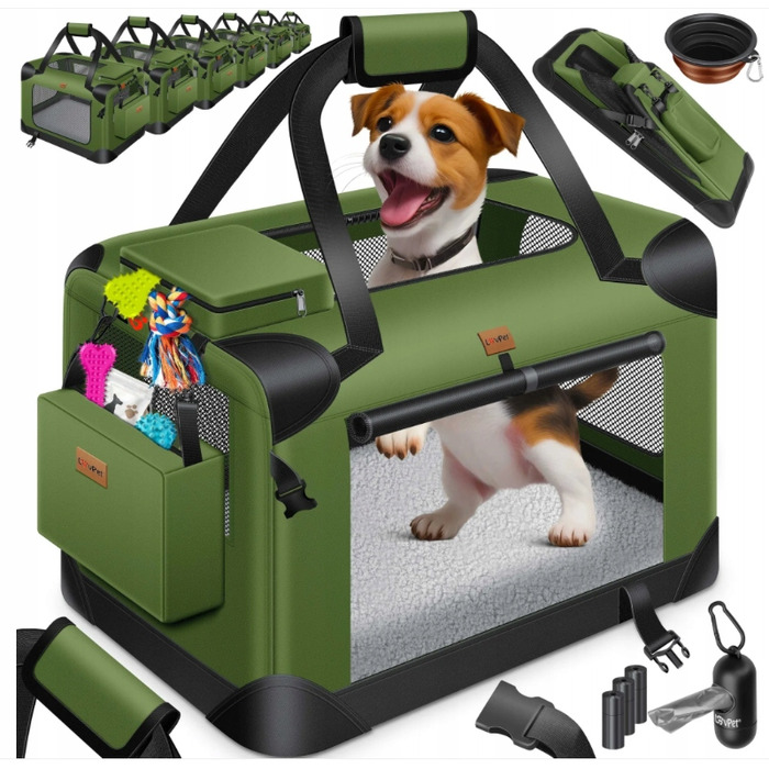 Складаний переноска LovPet для собак та котів, розмір XL