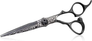 Професійна перукарська ножиця PURPLEBIRD 6 дюймів для стрижки та проріджування волосся. Японська сталь 440C, для жінок та чоловіків. Пряма ножиця