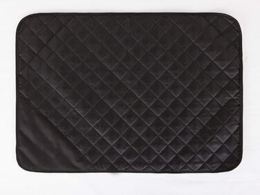 Килимок для собак: лежанка, ліжко, подушка для малих, середніх та великих собак. Чорний колір