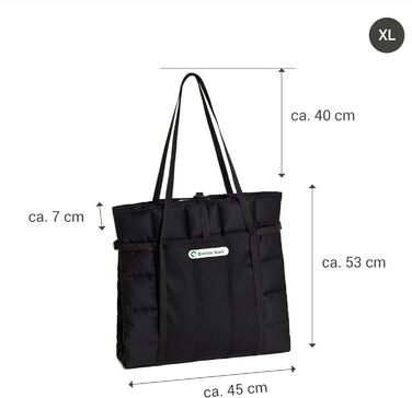 Сумка для подорожей з собакою Doctor Bark: практична ковдра, підходить для алергіків, 95°C, чорний, XL