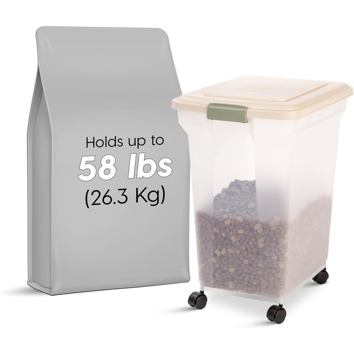 Контейнер для корму для тварин IRIS USA, герметичний, 67 л