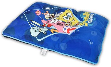 Ліжко для собак Spongebob Squarepants Bikini Bottom Napper — м'яке, плюшеве, ізнімний чохол, пране, для домашніх тварин